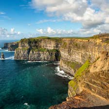 A view out over the stunning Cliffs of Moher, Clare